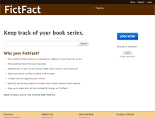 Tablet Screenshot of fictfact.com